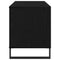 vidaXL Record Cabinet Black oak 100 x 38 x 48 cm Engineered Wood