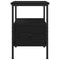 vidaXL Bedside Cabinet with Drawer Black oak 34 x 36 x 50 cm