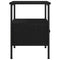 vidaXL Bedside Cabinet with Drawer Black oak 34 x 36 x 50 cm