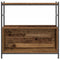 vidaXL Book Cabinet Smoked Oak 80x30x78,5 cm Engineered Wood