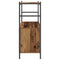 vidaXL Book Cabinet Smoked Oak 80x30x78,5 cm Engineered Wood