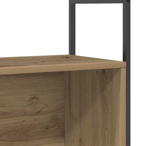 vidaXL Book Cabinet Artisian Oak 80x30x78,5 cm Engineered Wood
