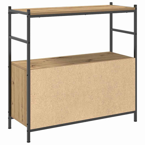 vidaXL Book Cabinet Artisian Oak 80x30x78,5 cm Engineered Wood