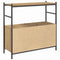 vidaXL Book Cabinet Artisian Oak 80x30x78,5 cm Engineered Wood