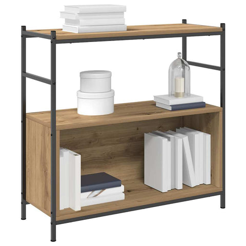 vidaXL Book Cabinet Artisian Oak 80x30x78,5 cm Engineered Wood