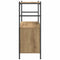 vidaXL Book Cabinet Artisian Oak 80x30x78,5 cm Engineered Wood