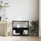 vidaXL Book Cabinet Black Oak 80x30x78,5 cm Engineered Wood