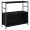 vidaXL Book Cabinet Black Oak 80x30x78,5 cm Engineered Wood