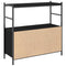 vidaXL Book Cabinet Black Oak 80x30x78,5 cm Engineered Wood