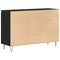 vidaXL Sideboard Black oak 101.5 x 35 x 70 cm Engineered wood