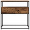 vidaXL Console Table Old Wood 75x40x75 cm Engineered Wood and Steel