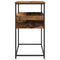 vidaXL Console Table Old Wood 75x40x75 cm Engineered Wood and Steel