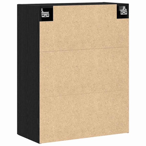 vidaXL Wall-mounted Cabinet Wall-mounted Black oak 69.5 x 34 x 90 cm