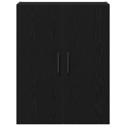 vidaXL Wall-mounted Cabinet Wall-mounted Black oak 69.5 x 34 x 90 cm