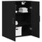 vidaXL Wall-mounted Cabinet Wall-mounted Black oak 69.5 x 34 x 90 cm