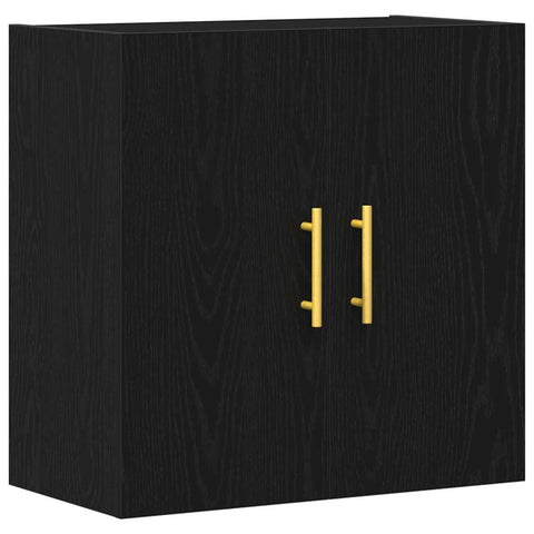 vidaXL Wall Cabinet Black oak 60 x 31 x 70 cm Engineered Wood