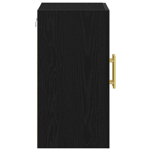 vidaXL Wall Cabinet Black oak 60 x 31 x 70 cm Engineered Wood