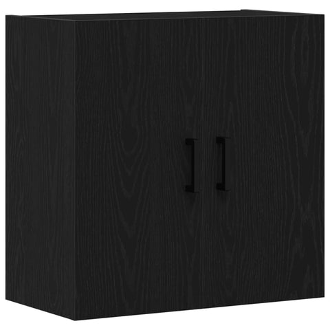 vidaXL Wall Cabinet Black oak 60 x 31 x 60 cm Engineered Wood