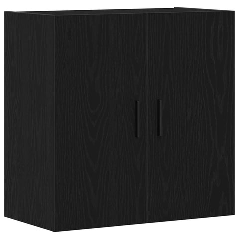 vidaXL Wall Cabinet Black oak 60 x 31 x 60 cm Engineered Wood