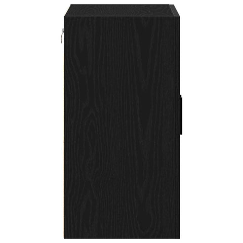 vidaXL Wall Cabinet Black oak 60 x 31 x 60 cm Engineered Wood
