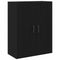 vidaXL Wall-mounted Cabinet Wall-mounted Black oak 69.5 x 34 x 90 cm