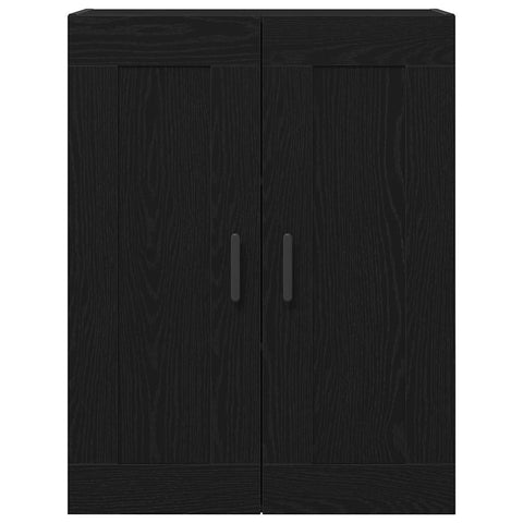 vidaXL Wall-mounted Cabinet Wall-mounted Black oak 69.5 x 34 x 90 cm