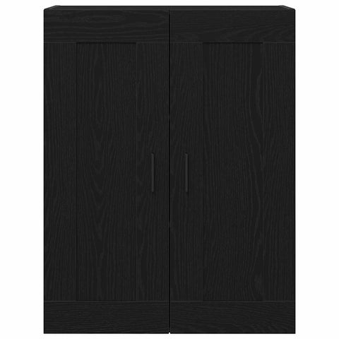 vidaXL Wall-mounted Cabinet Wall-mounted Black oak 69.5 x 34 x 90 cm