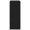 vidaXL Wall-mounted Cabinet Wall-mounted Black oak 69.5 x 34 x 90 cm