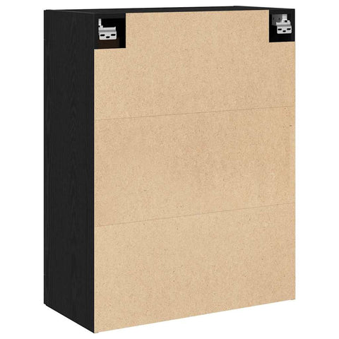 vidaXL Wall-mounted Cabinet Wall-mounted Black oak 69.5 x 34 x 90 cm