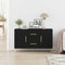 vidaXL Sideboard Black oak 100 x 36 x 60 cm Engineered wood