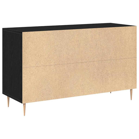 vidaXL Sideboard Black oak 100 x 36 x 60 cm Engineered wood