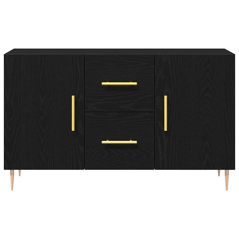 vidaXL Sideboard Black oak 100 x 36 x 60 cm Engineered wood