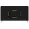 vidaXL Sideboard Black oak 100 x 36 x 60 cm Engineered wood