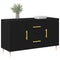 vidaXL Sideboard Black oak 100 x 36 x 60 cm Engineered wood