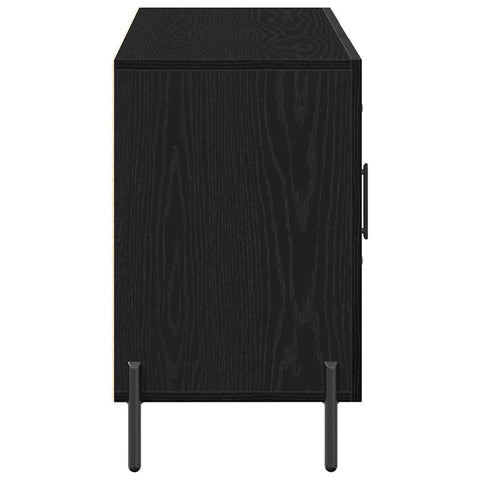 vidaXL Sideboard Black oak 100 x 36 x 60 cm Engineered wood
