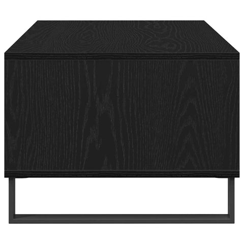 vidaXL Coffee Table Black oak 90 x 50 x 36.5 cm Engineered wood