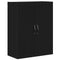 vidaXL Wall-Mounted Cabinet Wall-mounted Black oak 69.5 x 34 x 180 cm