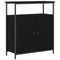 vidaXL Sideboard Black oak 70 x 30 x 80 cm Engineered wood