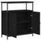 vidaXL Sideboard Black oak 70 x 30 x 80 cm Engineered wood