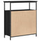 vidaXL Sideboard Black oak 70 x 30 x 80 cm Engineered wood