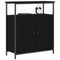 vidaXL Sideboard Black oak 70 x 30 x 80 cm Engineered wood