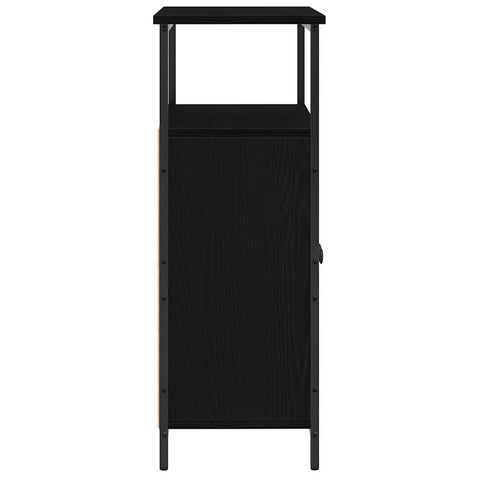 vidaXL Sideboard Black oak 70 x 30 x 80 cm Engineered wood