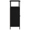 vidaXL Sideboard Black oak 70 x 30 x 80 cm Engineered wood