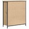 vidaXL Sideboard Artisan oak 70 x 30 x 80 cm Engineered wood