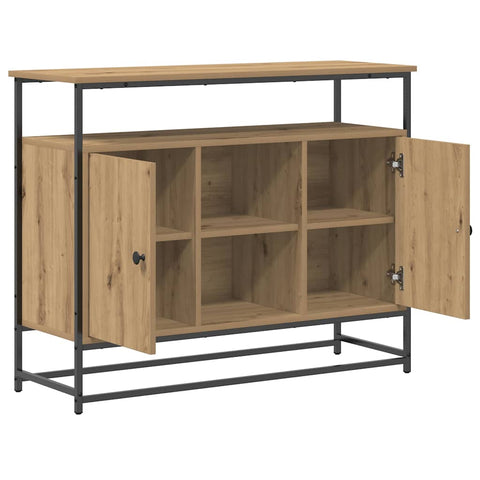 vidaXL Sideboard Artisan oak 100 x 35 x 80 cm Engineered wood