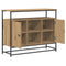 vidaXL Sideboard Artisan oak 100 x 35 x 80 cm Engineered wood