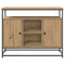 vidaXL Sideboard Artisan oak 100 x 35 x 80 cm Engineered wood