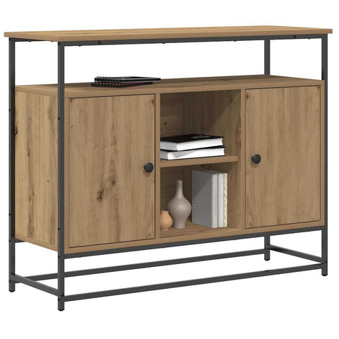 vidaXL Sideboard Artisan oak 100 x 35 x 80 cm Engineered wood