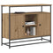 vidaXL Sideboard Artisan oak 100 x 35 x 80 cm Engineered wood