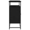 vidaXL Sideboard Black oak 100 x 35 x 80 cm Engineered wood